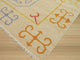 Beige Traditional Oriental Reversible Suzani Kilim Area Rug