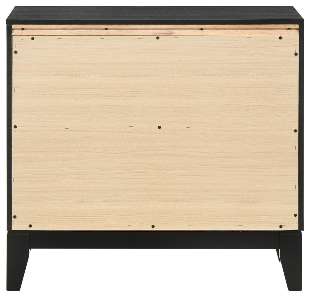 Haiden Nightstand, Weathered Black
