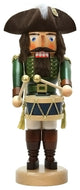 Christian Ulbricht Nutcracker- Green Drummer Glazed