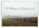 Home And Heart Rustic Farm Landscape Photo, 10"x15"