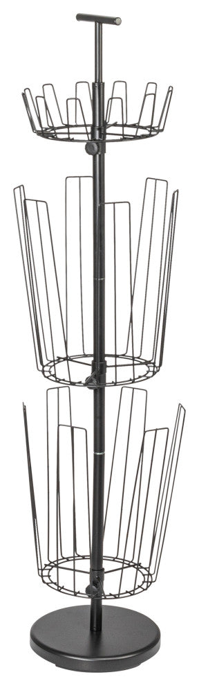 3-Tier Boot Storage Tree, Matte Black, Matte Black