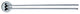Loft Swing Arm Towel Rail Chrome