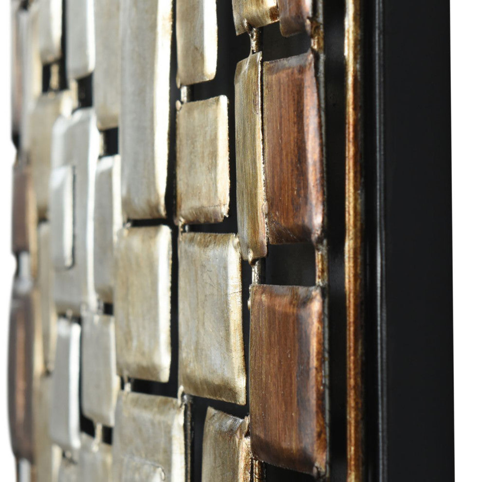 Handmade Metal Wall Art-Geometric-22" x 71"