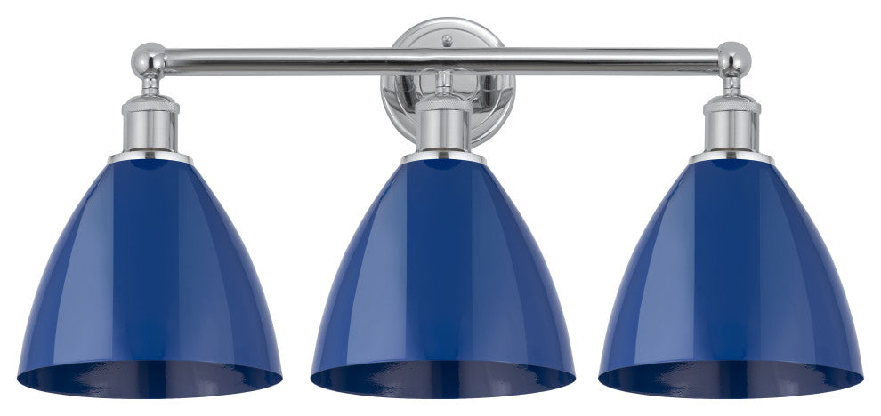Innovations 616-3W-PC-MBD-75-BL 3 Light Bath Vanity Light, Polished Chrome