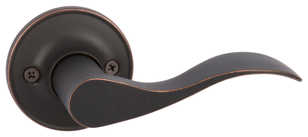Delaney Hardware Callan Bennett Dummy, Edged Oil Rubbed Bronze, Right-Hand