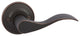 Delaney Hardware Callan Bennett Dummy, Edged Oil Rubbed Bronze, Right-Hand