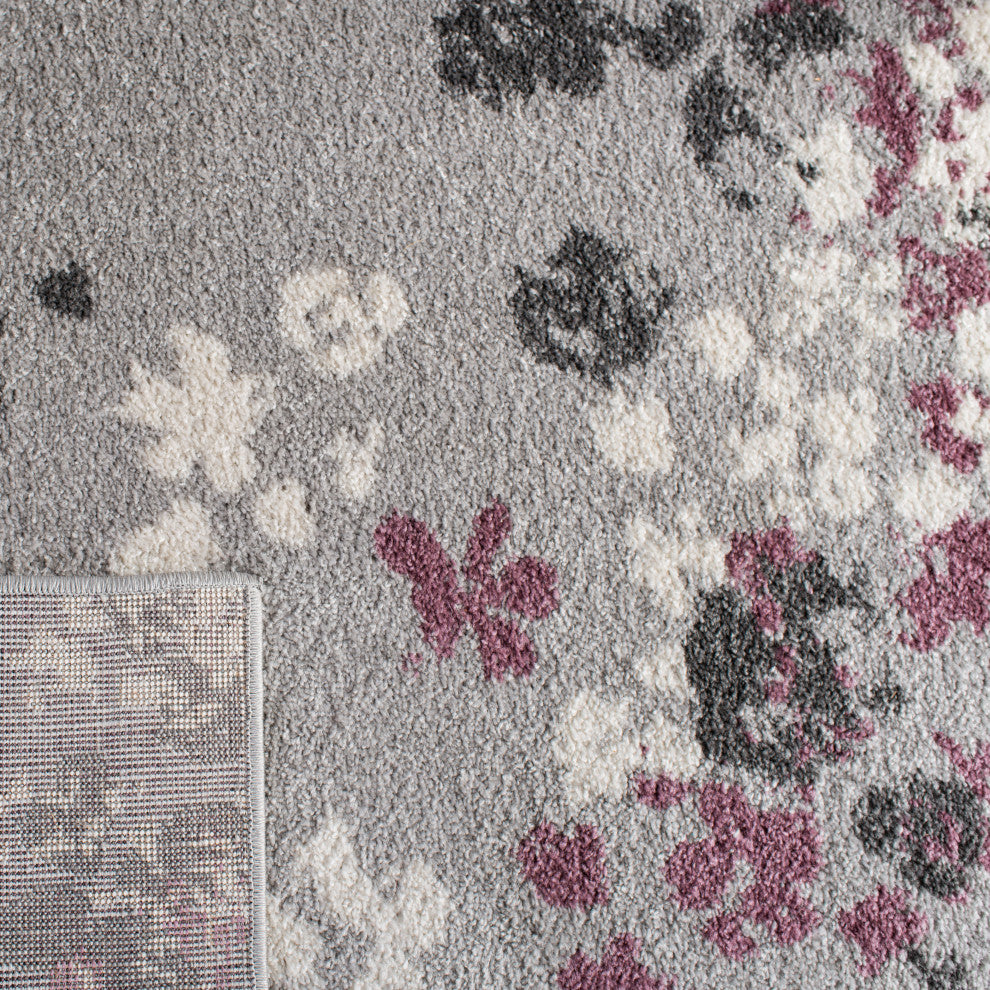 Safavieh Adirondack Adr115M Rug, Light Grey/Purple, 2'6"x4'0"