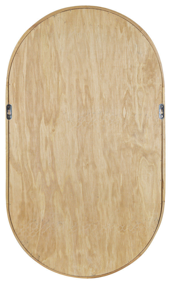 Hutton Wood Capsule Wall Shelf, Natural, 16x28