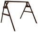 Cedar A-Frame Swing Stand for 2 Chair Swings, Walnut Stain