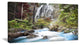 "Blue Klonglan Waterfall" Photography Canvas Print, 40"x20"