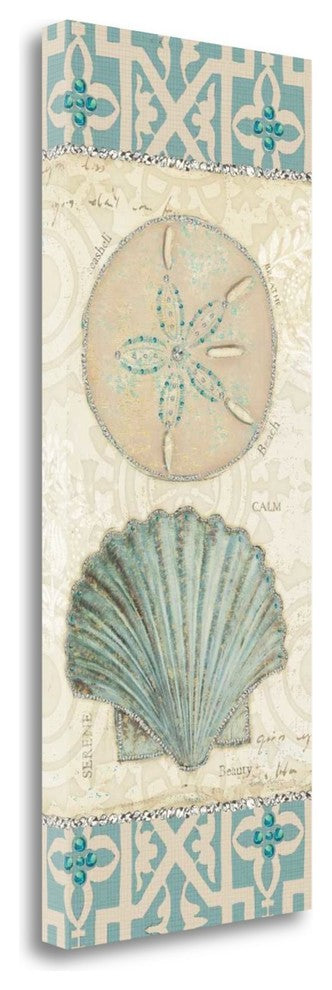 "Beach Treasures II" By Emily Adams, Giclee Print on Gallery Wrap Canvas