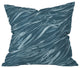 Pattern State Marble Indigo Linen Throw Pillow