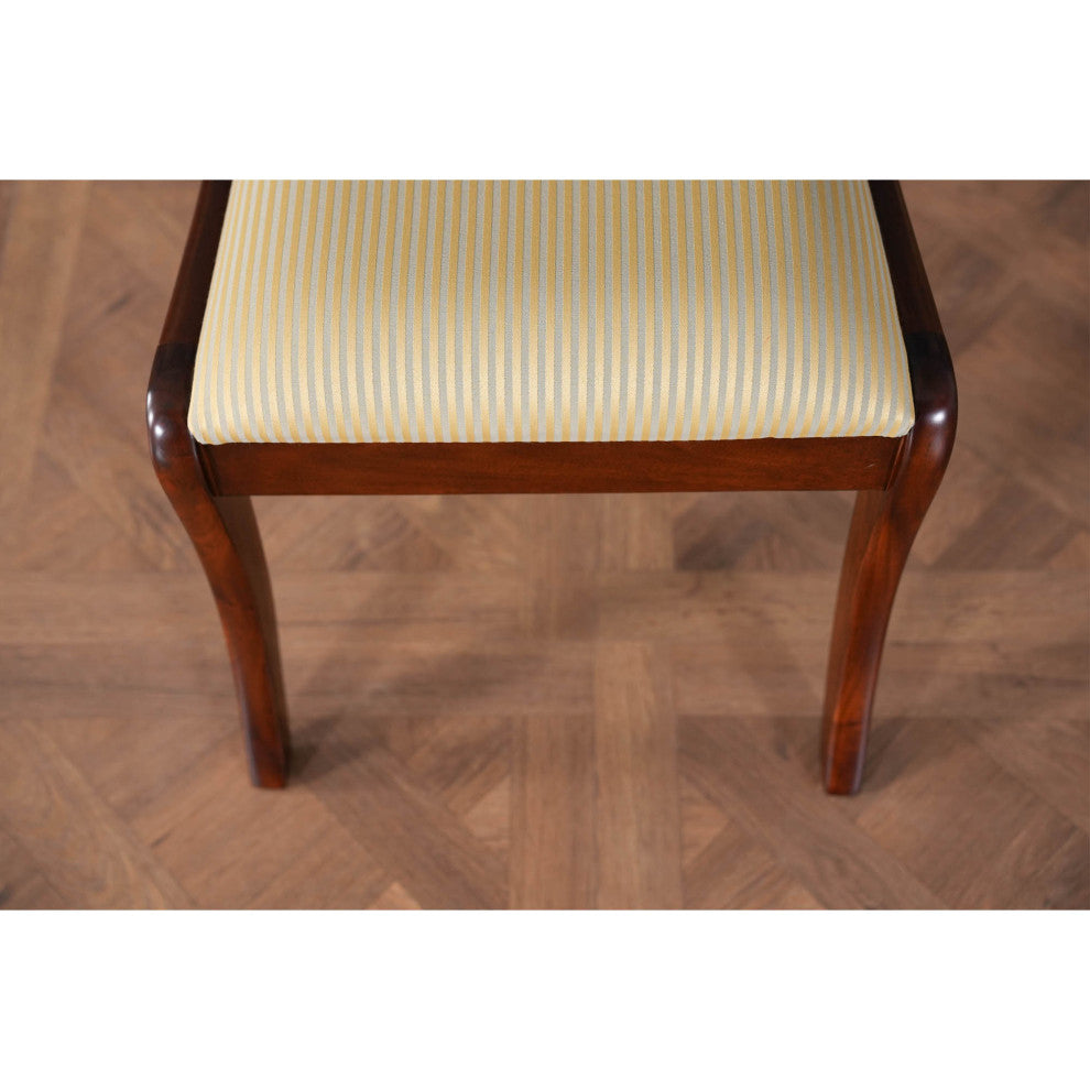 Banded Mahogany Side Chair