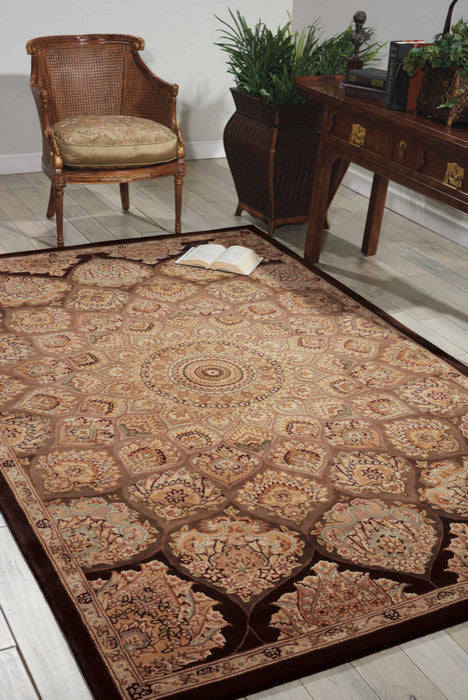 Nourison Nourison 2000 2318 Brown 5'6" x 8'6" Rectangle