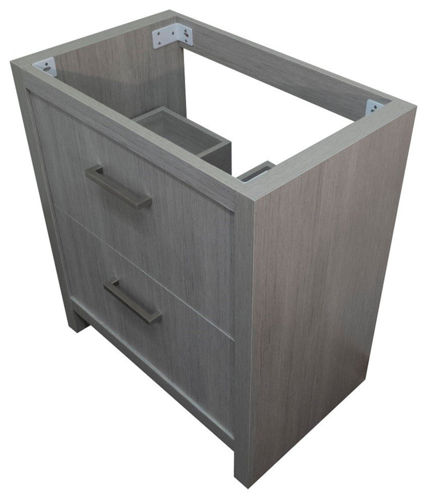 30" Single Sink Vanity With Gray Pine Finish