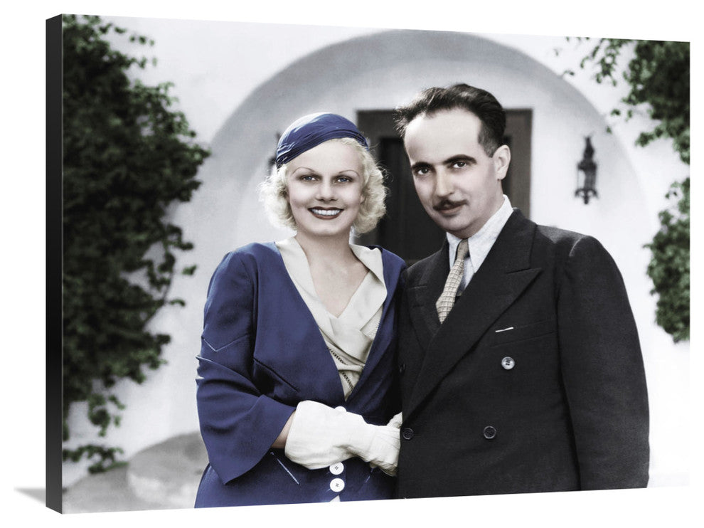 "Jean Harlow" Stretched Canvas Giclee by Hollywood Photo Archive, 36x27"