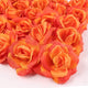 Exquisite Silk Rose Picks - Set of 50 - Romantic 8" Stems, Orange