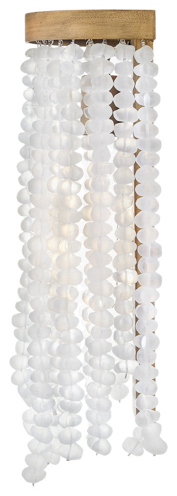 Fredrick Ramond Dune Medium Single Light Sconce, Burnished Gold