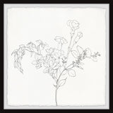 "Flower Bloom" Framed Painting Print, 12x12