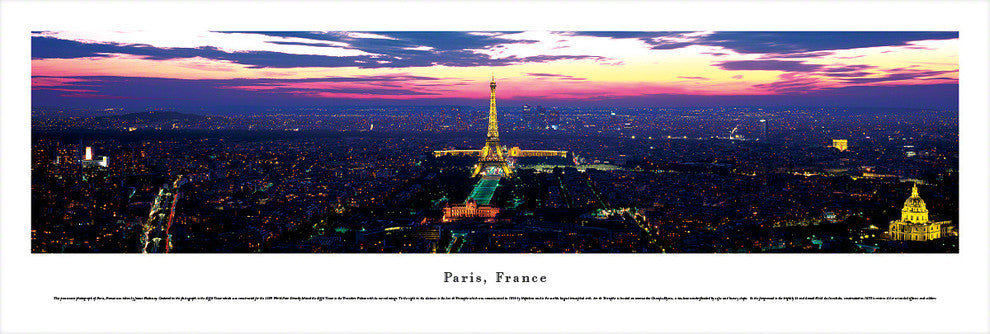 Paris, France, Unframed