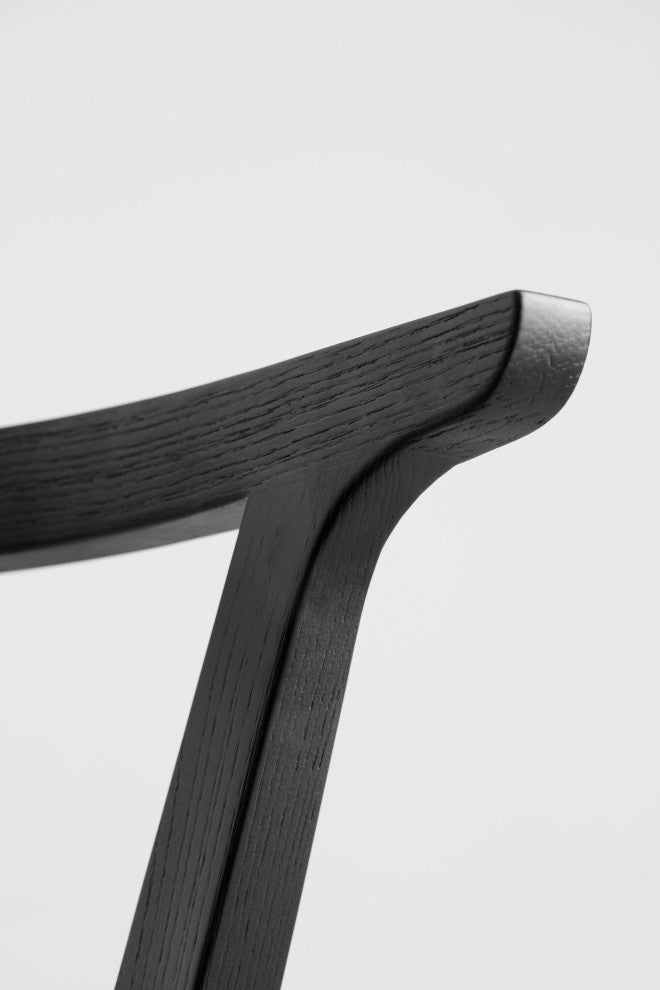 Ellis Dining Chair Black With Emerald Material