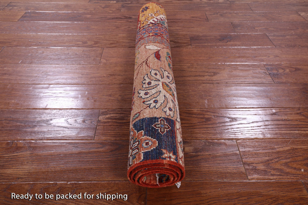Super Kazak Hand-Knotted Wool Rug 2' 9" X 4' 2" Q10425