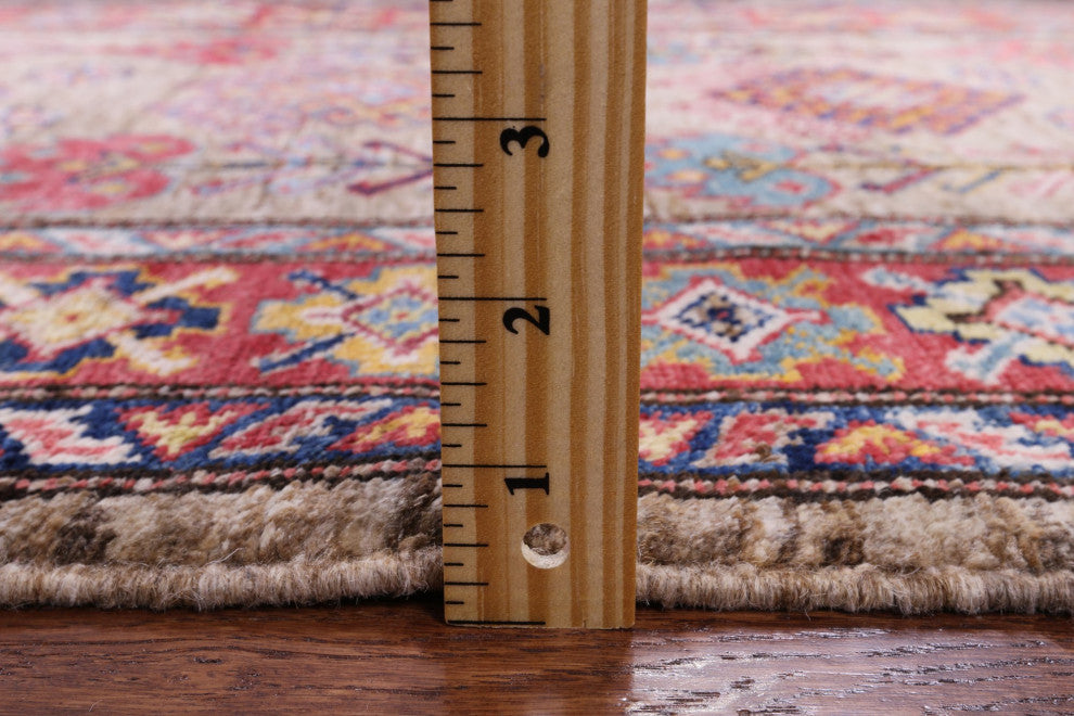 Super Kazak Hand Knotted Runner Wool Rug 2' 8" X 9' 10" Q7707
