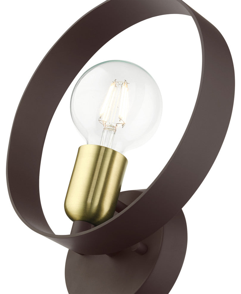 Bronze Industrial, Modern, Nostalgic, Rustic, Loft Single Sconce