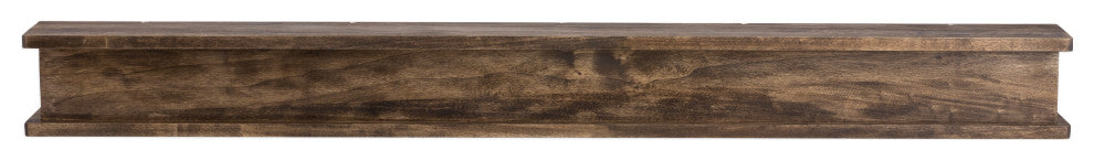 Dogberry Collections Cottage Mantel, Dark Chocolate, 48
