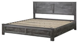 Acme Vidalia Queen Bed Rustic Gray Oak
