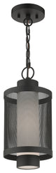 Livex Lighting Nottingham 1 Light Textured Black Medium Outdoor Pendant Lantern