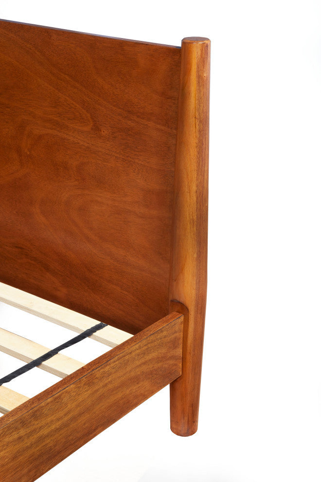 Flynn Mid Century Modern Twin Size Day Bed, Acorn