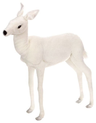 White Baby Reindeer Stuffed Animal