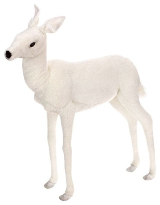 White Baby Reindeer Stuffed Animal