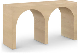 June Black Oak Console Table, Oak, 54" W X 18" D X 30" H