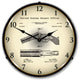 2103232 Breech Loading Shotgun 1883 Patent Clock