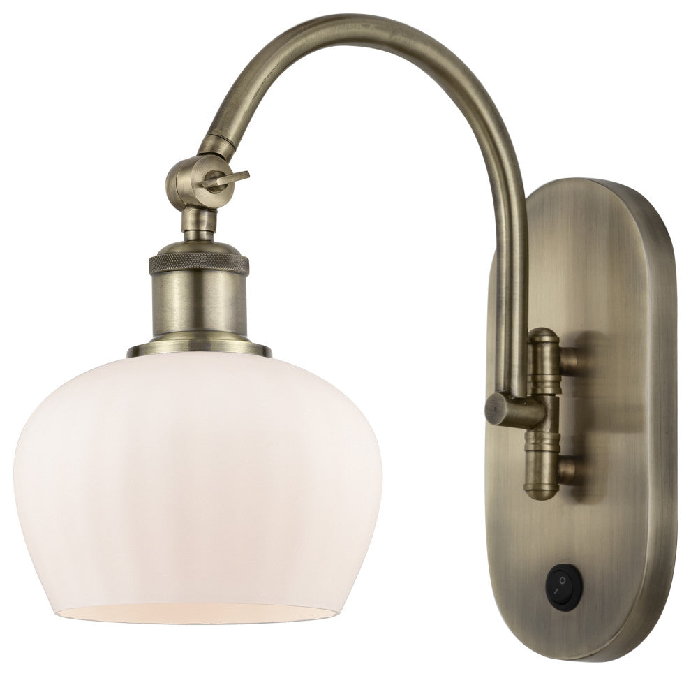 Innovations 518-1W-AB-G91-LED 1-Light Sconce, Antique Brass