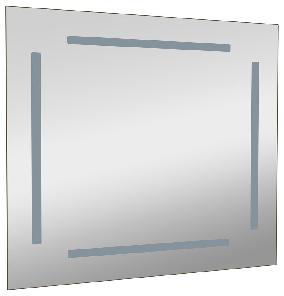 Woodbridge Lighting Reflections Round LED Mirror, Rectangular, Bar-Light - 31.5"
