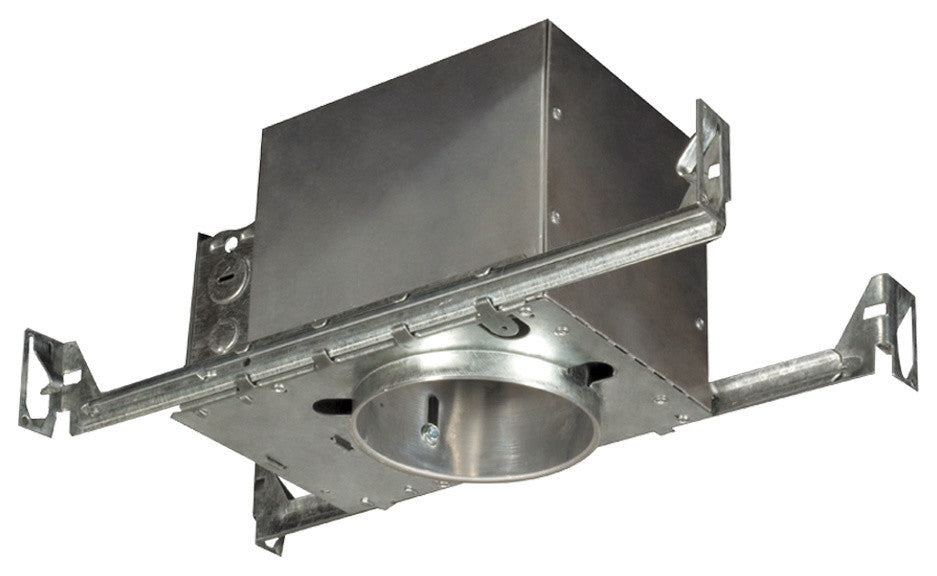 4-Inch Line Voltage Ic Housing For New Construction, Silver