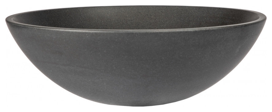 Eden Bath EB_S002LS-H Lava Stone Round Sink Bowl