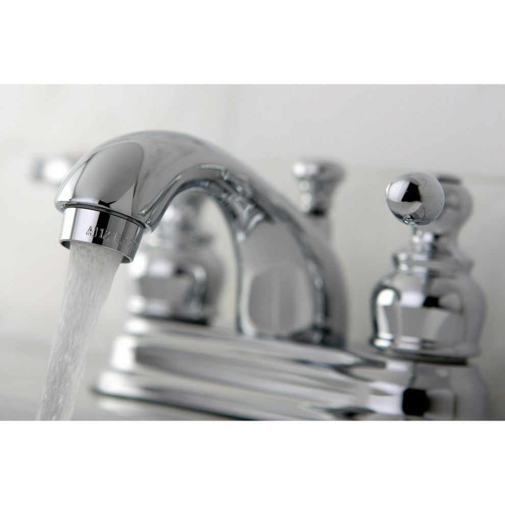 Kingston Brass 4" Centerset Bathroom Faucet, Polished Chrome