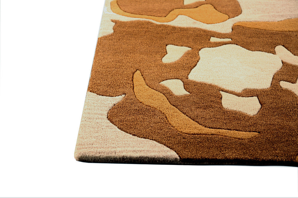 Poppy Rug, Brown, 5'6"x7'10"