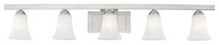 Ridgedale 5 Light Bathroom Vanity Light, Brushed Nickel