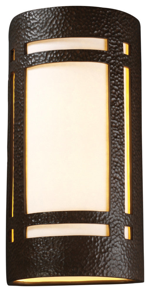Ambiance Craftsman Window, Wall Sconce, Iron, White