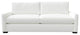 Nativa Interiors Revolution 83" Sofa, Off White, Depth: Classic