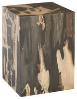 Cast Petrified Wood Stool