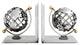 Globe Bookends set of 2 | Eichholtz