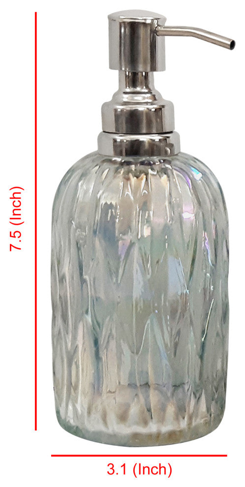 nu steel GlACier Rainbow Collection Soap Lotion Pump