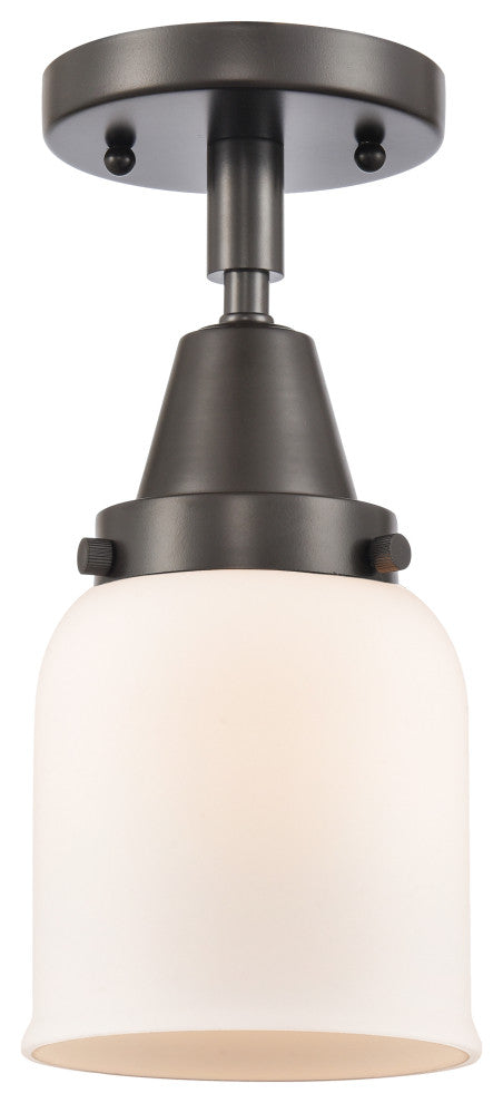 INNOVATIONS LIGHTING 447-1C-OB-G51-LED Small Bell Flush Mount