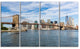 "Summer Day Brooklyn Bridge" Canvas Print, 4 Panels